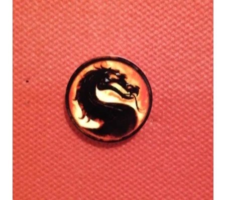 Mortal Kombat pin badge