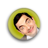 Mr Bean button badges