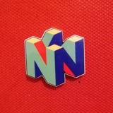 Nintendo 64 - N64 logo pin badge