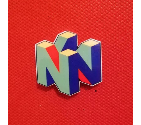 Nintendo 64 - N64 logo pin badge