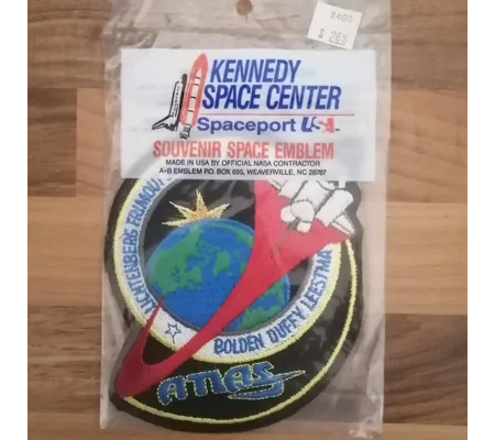 NASA STS-45 Kennedy Space Center iron-on patch - Official Vintage 1990's Florida