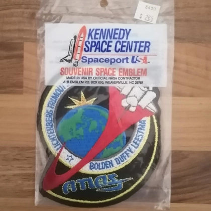 NASA STS-45 Kennedy Space Center iron-on patch - Official Vintage 1990's Florida NASA STS-45 Kennedy Space Center iron-on patch - Official Vintage 1990's Florida