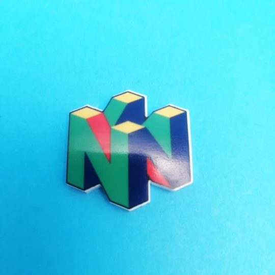 Nintendo 64 - N64 logo pin badge