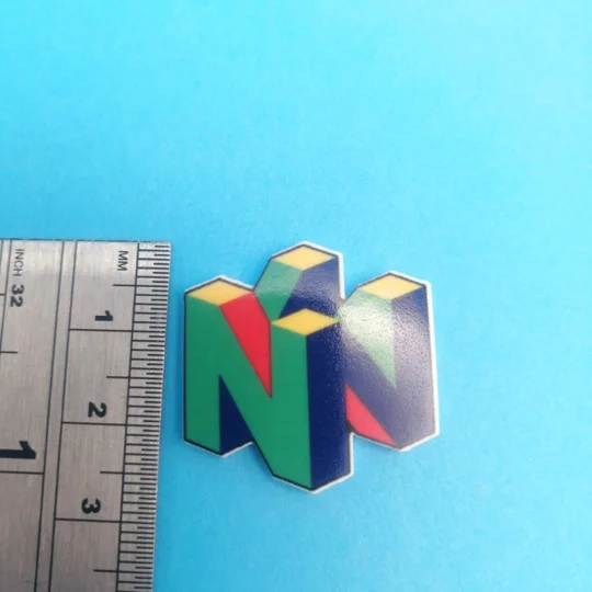 Nintendo 64 - N64 logo pin badge