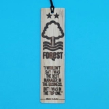 Nottingham Forest laser engraved bookm..