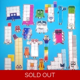 Number Blocks print and cut magnets (1..