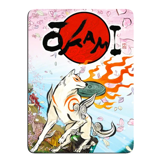Okami Glitter Full Magnetic Back Magnet