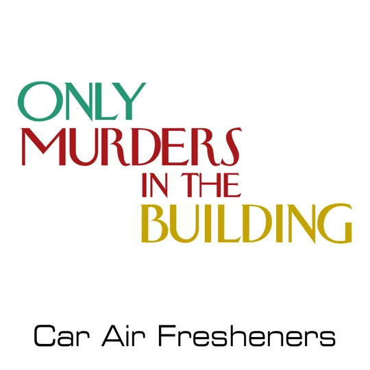 Only Murders in the Building car air fresheners
