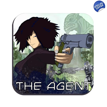 Original Art Drinks Coaster - The Agent