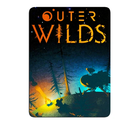 Outer Wilds Glitter Full Magnetic Back Magnet