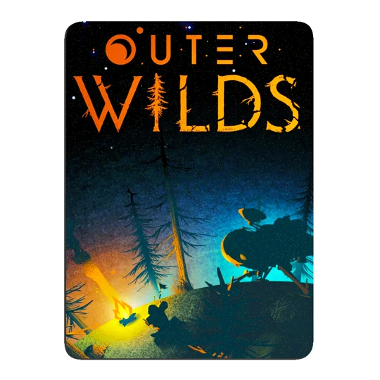 Outer Wilds Glitter Full Magnetic Back Magnet