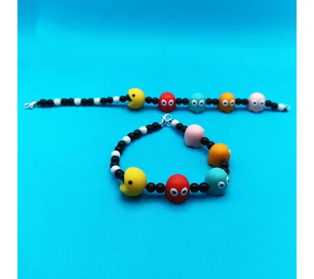 Pac-Man Inspired bracelet