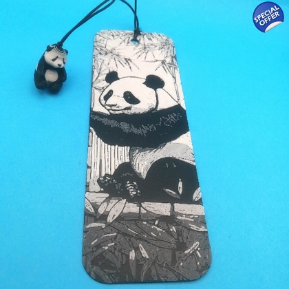 Panda Side 3D printed bookmark Panda Side 3D printed bookmark