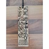 Paper Mario laser engraved bookmark
