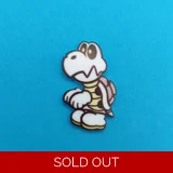 Paper Mario - Dry Bones pin badge - Su.. Paper Mario - Dry Bones pin badge - Su..