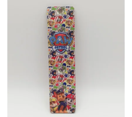 Paw Patrol colour bookmark