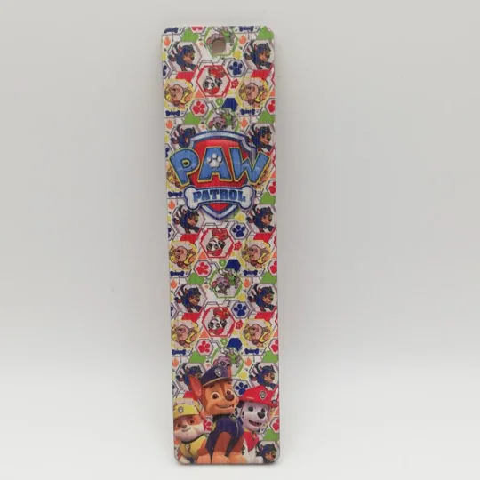 Paw Patrol colour bookmark