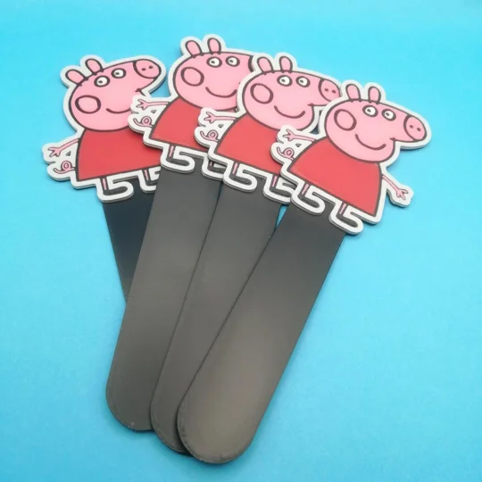 Peppa Pig 3D printed multi-coloured bookmark