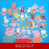 Peppa Pig printed magnet set (32 magne..