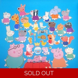 Peppa Pig printed magne..
