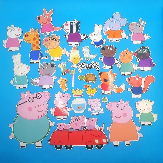 Peppa Pig printed magnet set (32 magnets)