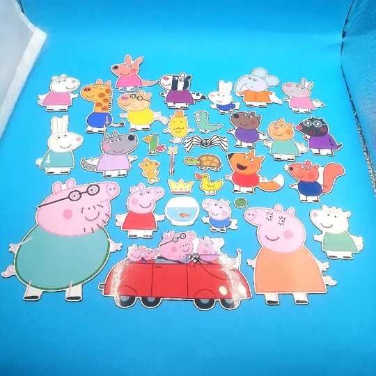 Peppa Pig printed magnet set (32 magnets)