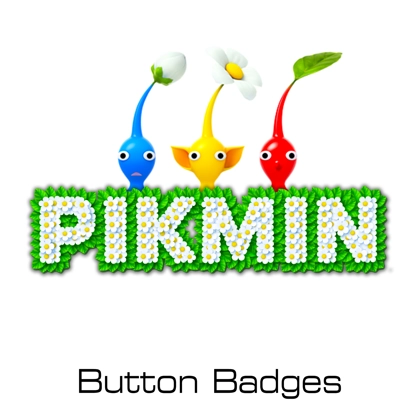 Pikmin button badges Pikmin button badges