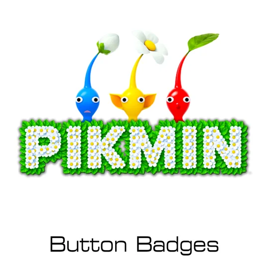 Pikmin button badges