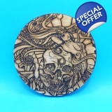 Pirates style laser engraved drinks co..