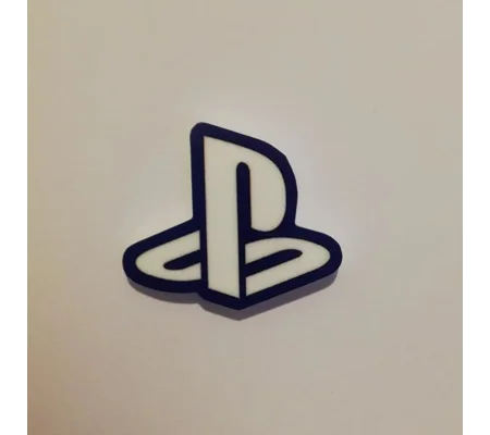 PlayStation logo pin badge