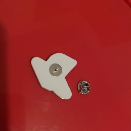 PlayStation logo large pin badge