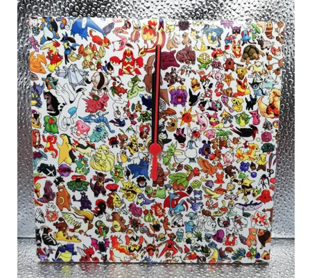 Pokemon Ceramic Tile Wall Clock