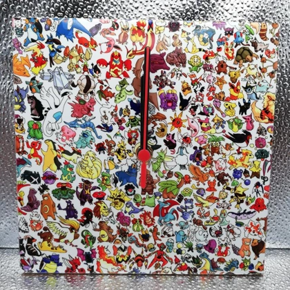 Pokemon Ceramic Tile Wall Clock