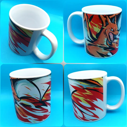 Pokemon Charizard Inferno Art Mug - Pokémon