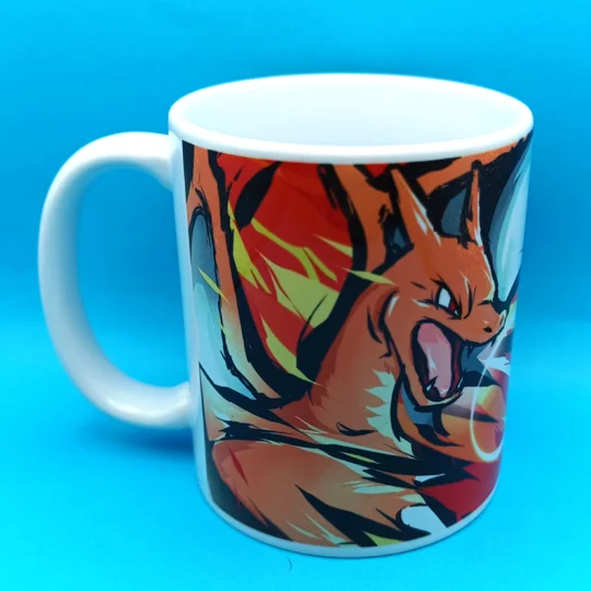 Pokemon Charizard Inferno Art Mug - Pokémon