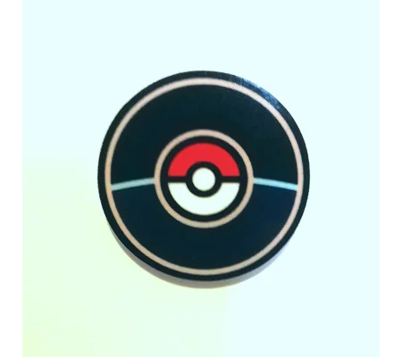Pokemon Go logo pin badge