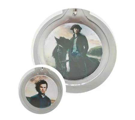 Poldark plastic keyring