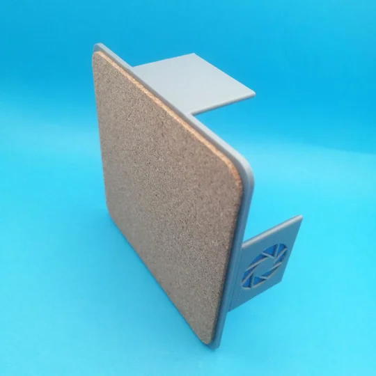 Portal Companion Cube 4-Piece PLA 3D Printed Coaster Set & Holder