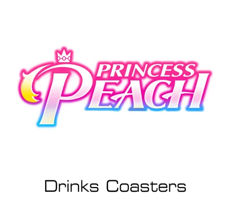 Princess Peach drinks coasters