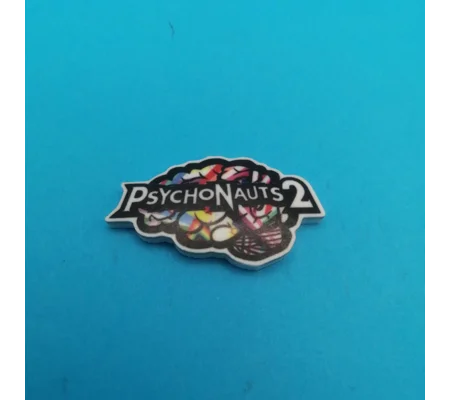 Psychonauts 2 logo pin badge