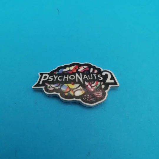Psychonauts 2 logo pin badge