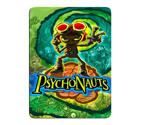 Psychonauts Glitter Full Magnetic Back Magnet
