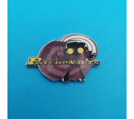 Psychonauts logo pin badge