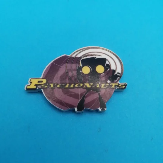 Psychonauts logo pin badge