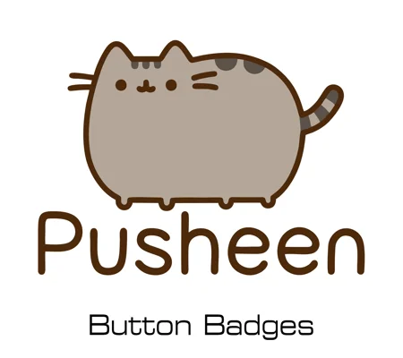 Pusheen button badges