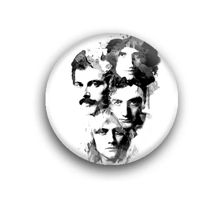 Queen button badges