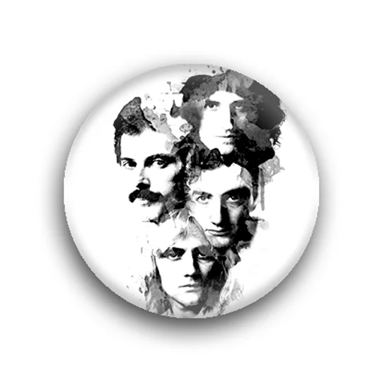 Queen button badges