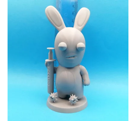 COMING SOON - Rabbid - Covid statue -resin 3D printed