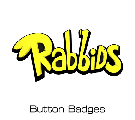 Rabbids button badges