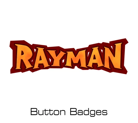 Rayman button badges